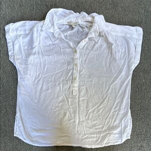 Lucky Brand White Short Sleeve Shirt